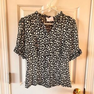 Selkie The Bistro Blouse Spirit Black & White